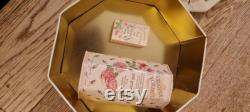 Vintage floral Gift tin by No 7 includes original talcum and soap