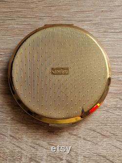 Vintage powder box Stratton made in England mirror cosmetics 50s
