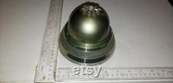 Vintage powder dish music box chip on top good condition works