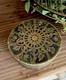 Vtg/Antique French Guerlain Shalimar Brune Dusting Powder Box with Puff&Powder