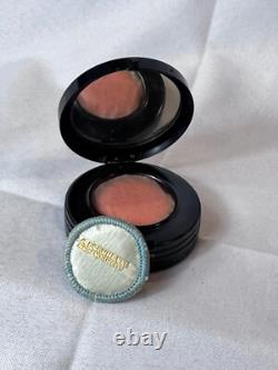 Vtg La Fleurette Compact NYC Greek Key Double Vanity Mirrored Powder Box