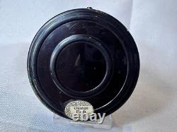 Vtg La Fleurette Compact NYC Greek Key Double Vanity Mirrored Powder Box