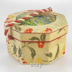Vtg Pickwick Cosmetics Flowers of the Morning Dusting Powder Box Fifth Ave NY
