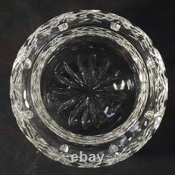 WATERFORD CANDY or POWDER BOX, Cut Lead Crystal & Silverplate, 4, IRELAND