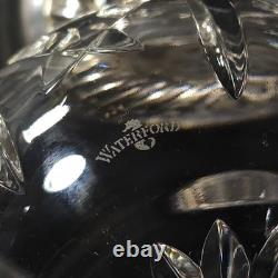 WATERFORD CANDY or POWDER BOX, Cut Lead Crystal & Silverplate, 4, IRELAND