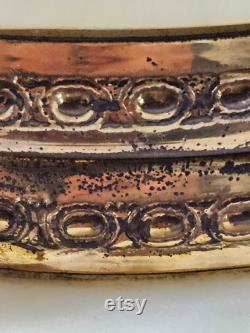 Wavecrest Dresser Jar, Cast Brass Findings, Painted Cherubs, Bottom 4.25 x 3.25 , Top 3.25 x 3 , 2.75 tall