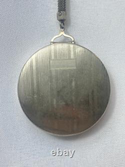 Wightman & Hough Writslet Compact Art Deco Round Mirrored Pressed Powder Box