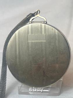 Wightman & Hough Writslet Compact Art Deco Round Mirrored Pressed Powder Box