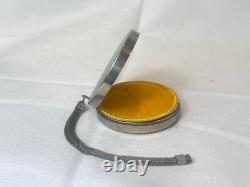 Wightman & Hough Writslet Compact Art Deco Round Mirrored Pressed Powder Box