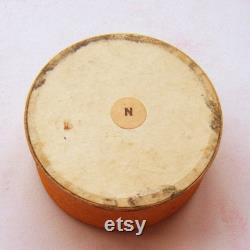 Wonderful English Vintage Vanity Paperboard Powder Box marked Cleo London
