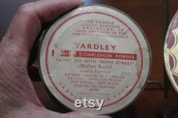 Yardley 'Bee and Du Barry Richard Hudnut Powder Boxes two 1940s 1930s era makeup vanity boxes (Empty)