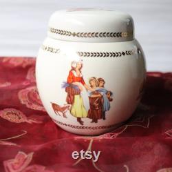 Yardley talcum powder bowl, English Lavender dusting powder jar, dressing table décor, nostalgia ware, collectable