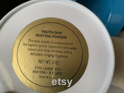 Youth Dew by Estee Lauder 3.0 oz Dusting Powder, Old Formula Never opened