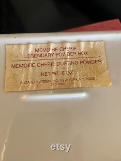 vintage 1950s Elizabeth Arden powder box. measures 6 w x 4 h.