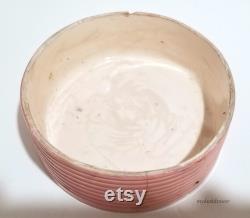 vintage CAPODIMONTE Italy Flower Floral ROSES POWDER Box Pink shabby chic very Loved for your vanity or decor